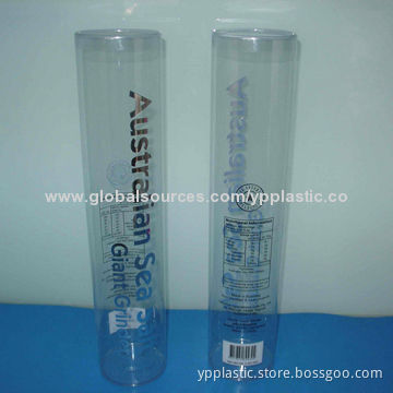 Transparent PVC Tube for Packaging with Printing